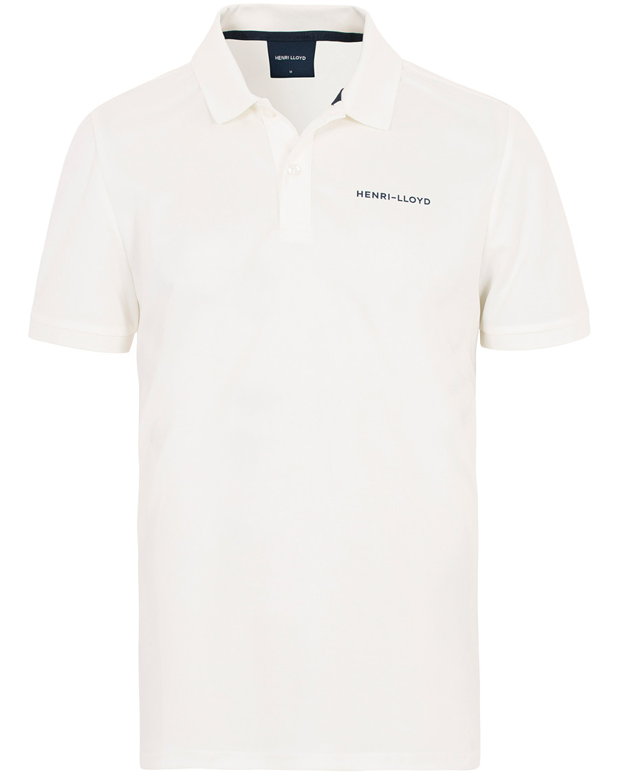 Heren | Polo's | Henri-Lloyd | Henri Lloyd Fremantle Stripe Polo Cloud White