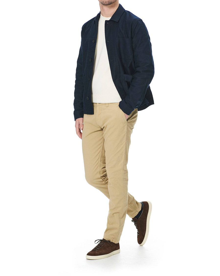 Homme | Pantalons | NN07 | Marco Slim Fit Stretch Chinos Sand