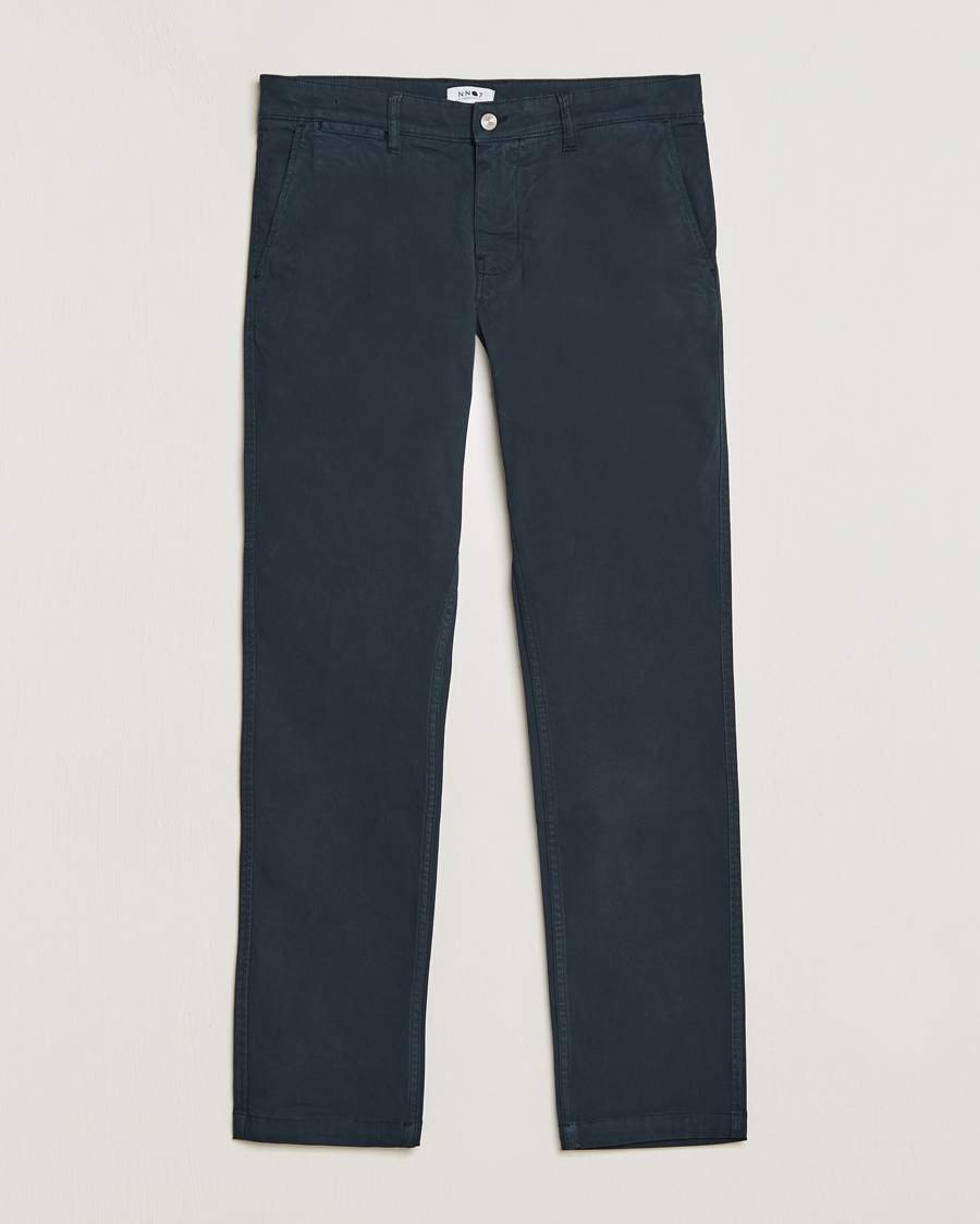 Heren | Broeken | NN07 | Marco Slim Fit Stretch Chinos Navy Blue