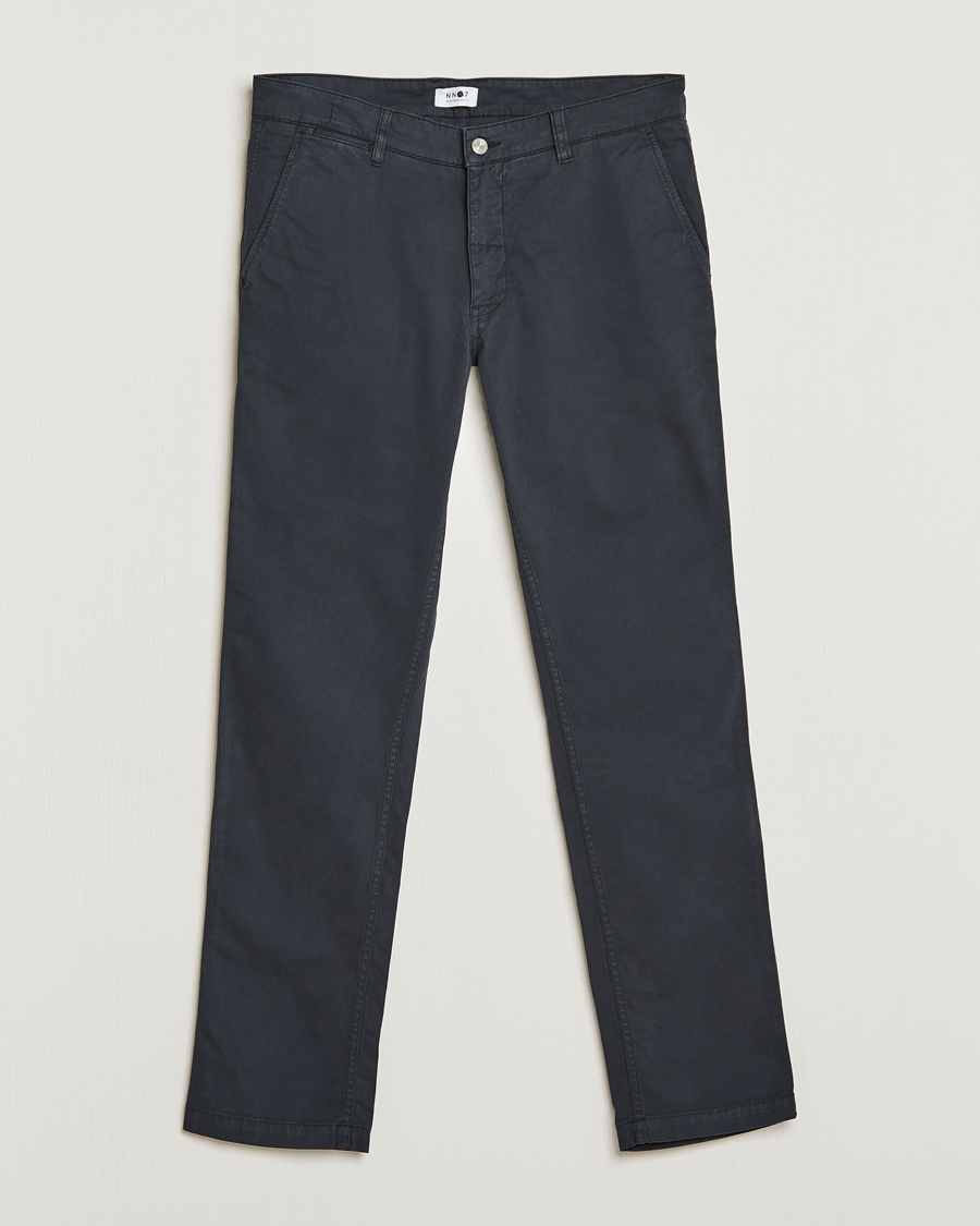Homme | Pantalons | NN07 | Marco Slim Fit Stretch Chinos Dark Grey