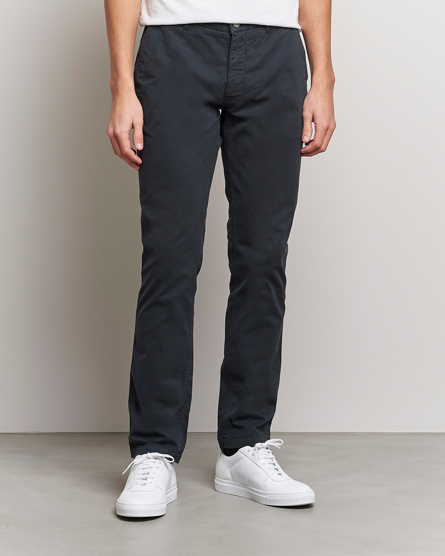 Homme | Pantalons | NN07 | Marco Slim Fit Stretch Chinos Dark Grey