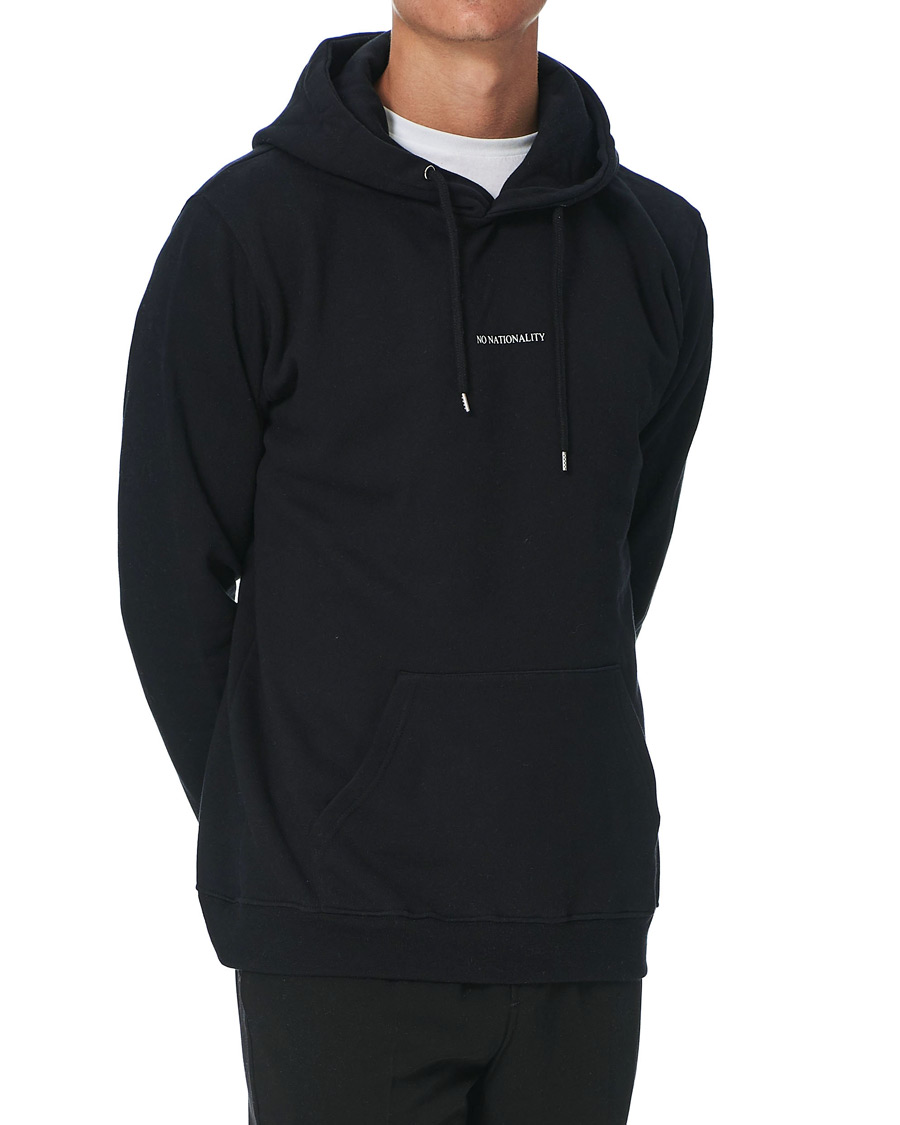 Heren | Truien | NN07 | Barrow Printed Hoodie Black