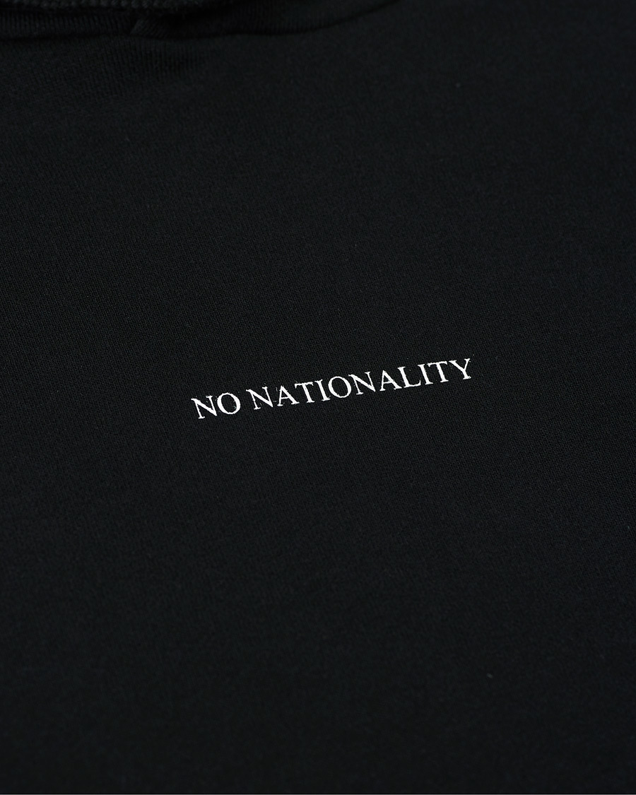 Heren | Truien | NN07 | Barrow Printed Hoodie Black