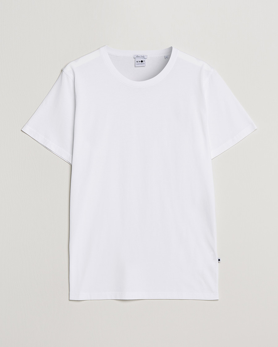 Heren | T-shirts | NN07 | Pima Crew Neck Tee White