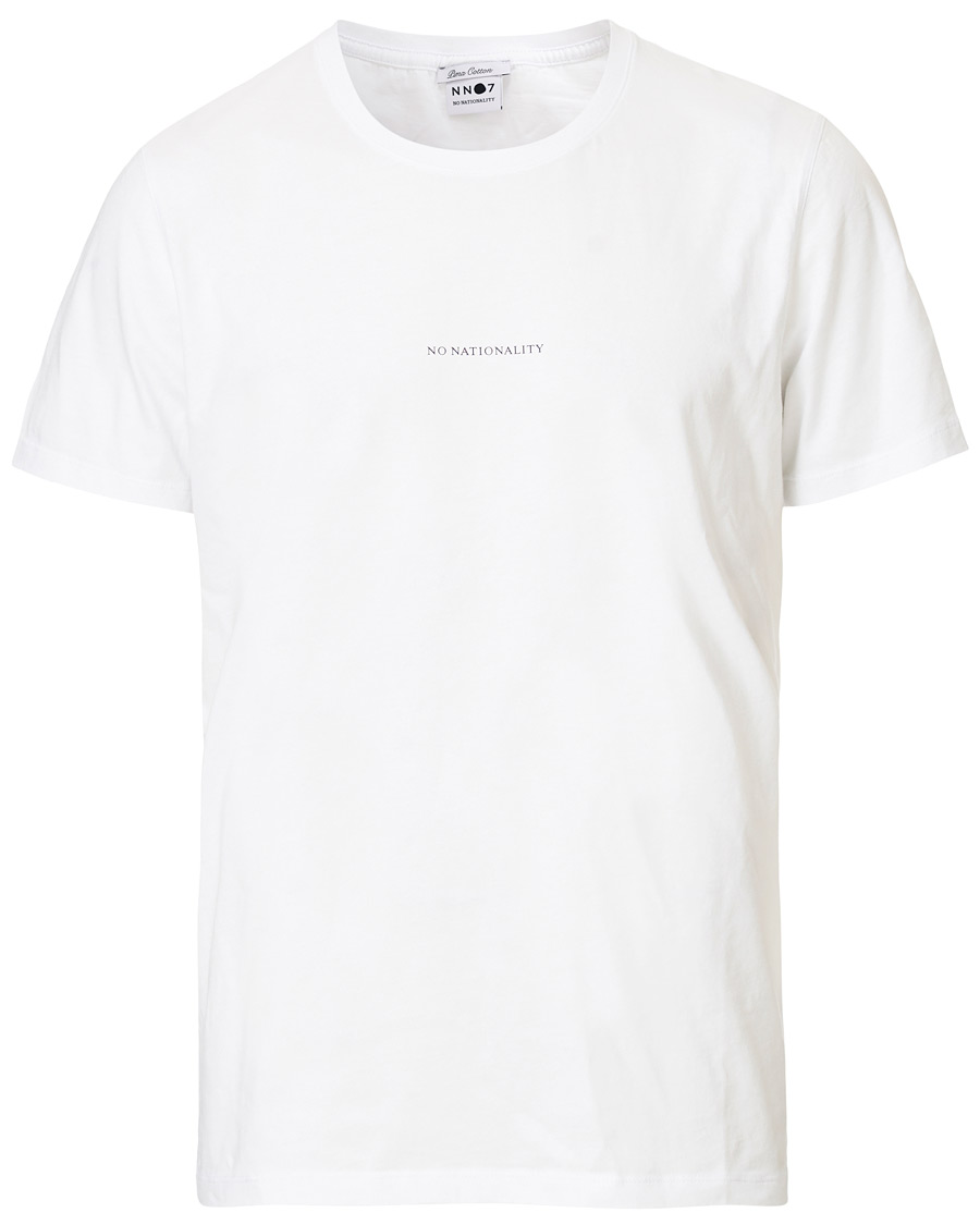 Homme | T-shirts | NN07 | Ethan Printed Crew Neck Tee White