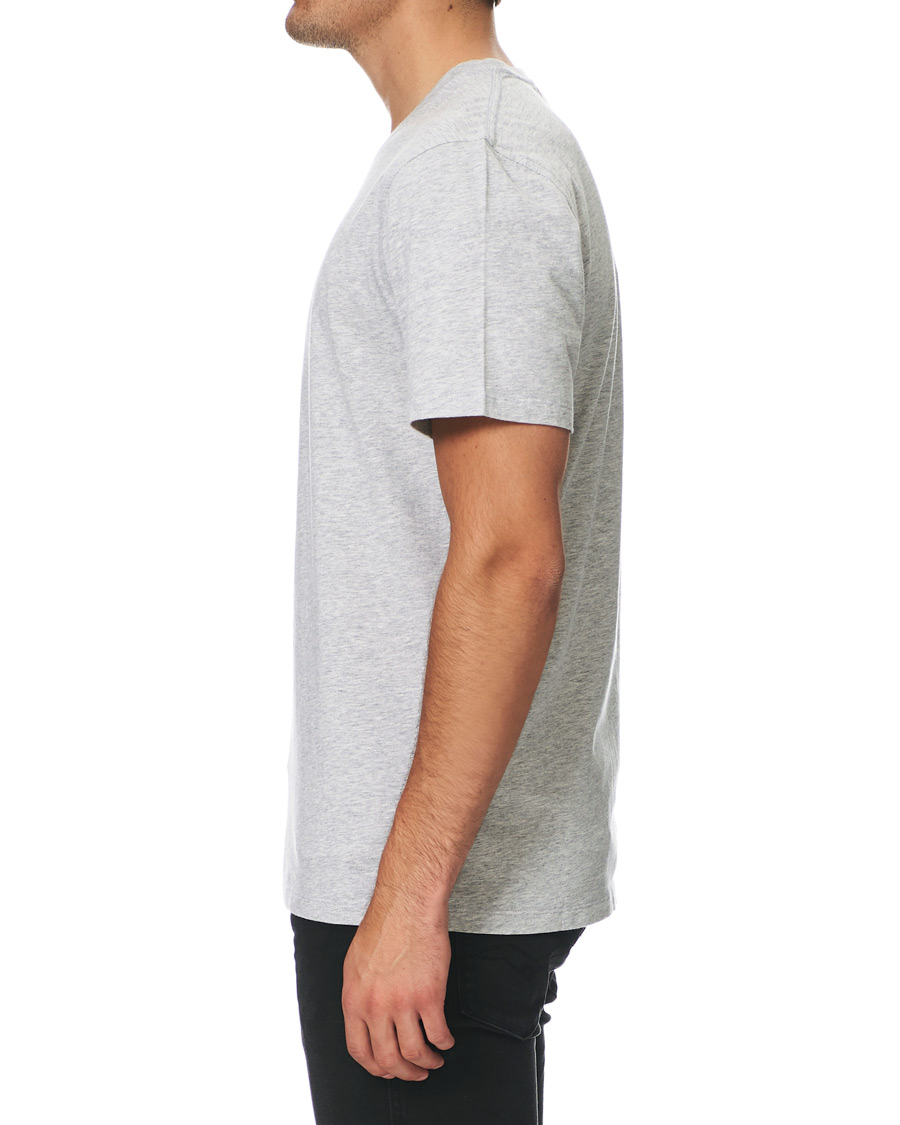 Homme | T-shirts | NN07 | Ethan Printed Crew Neck Tee Light Grey Melange