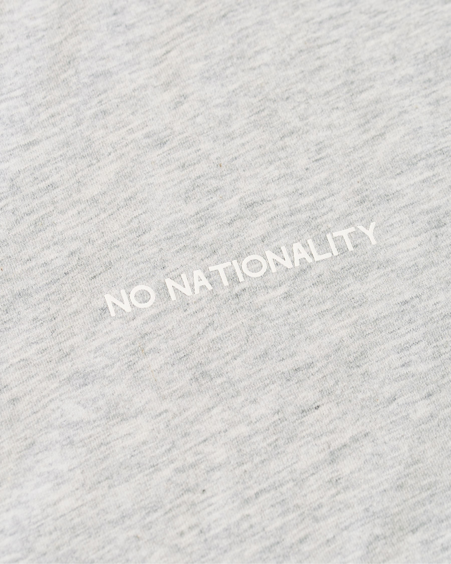 Homme | T-shirts | NN07 | Ethan Printed Crew Neck Tee Light Grey Melange