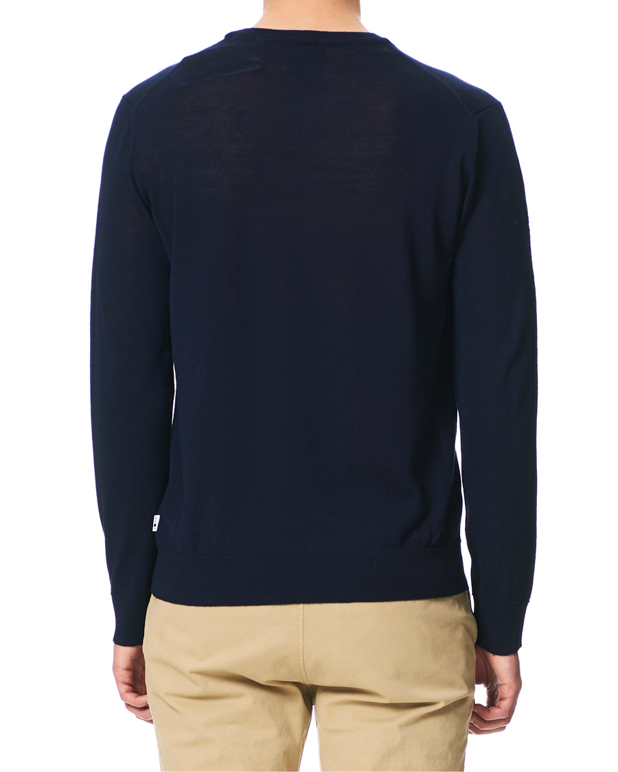 Homme | Pulls Et Tricots | NN07 | Ted Extra Fine Merino Crew Neck Pullover Navy Blue