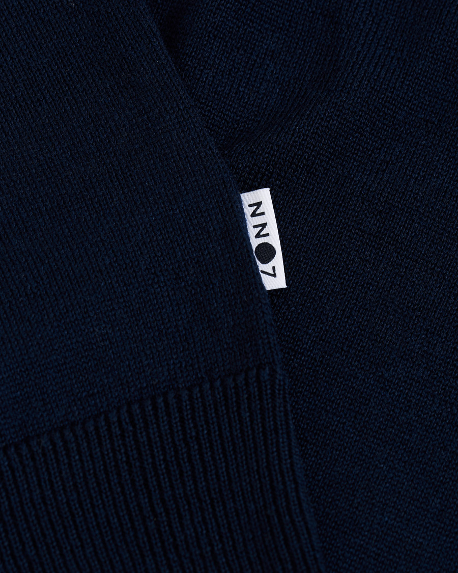 Homme | Pulls Et Tricots | NN07 | Ted Extra Fine Merino Crew Neck Pullover Navy Blue