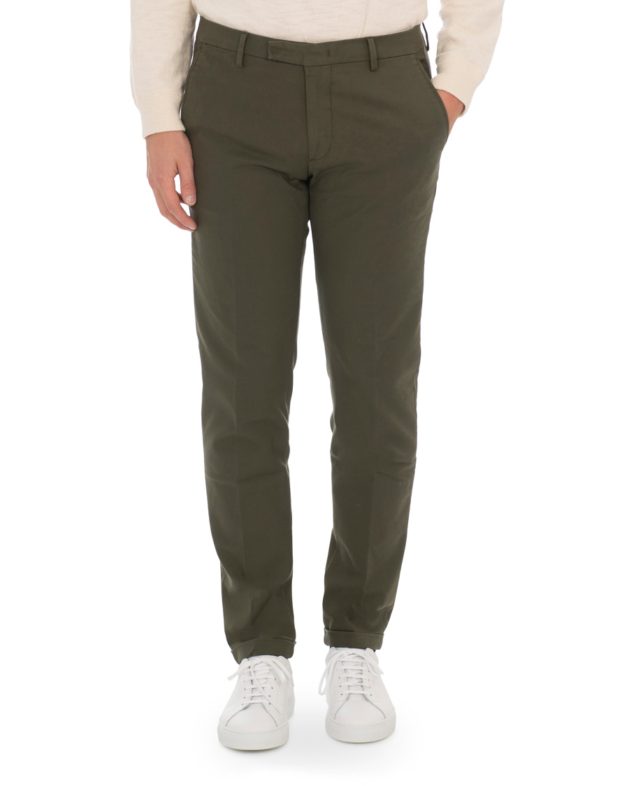 Heren | Broeken | NN07 | Scott Regular Fit Stretch Trousers Army Green