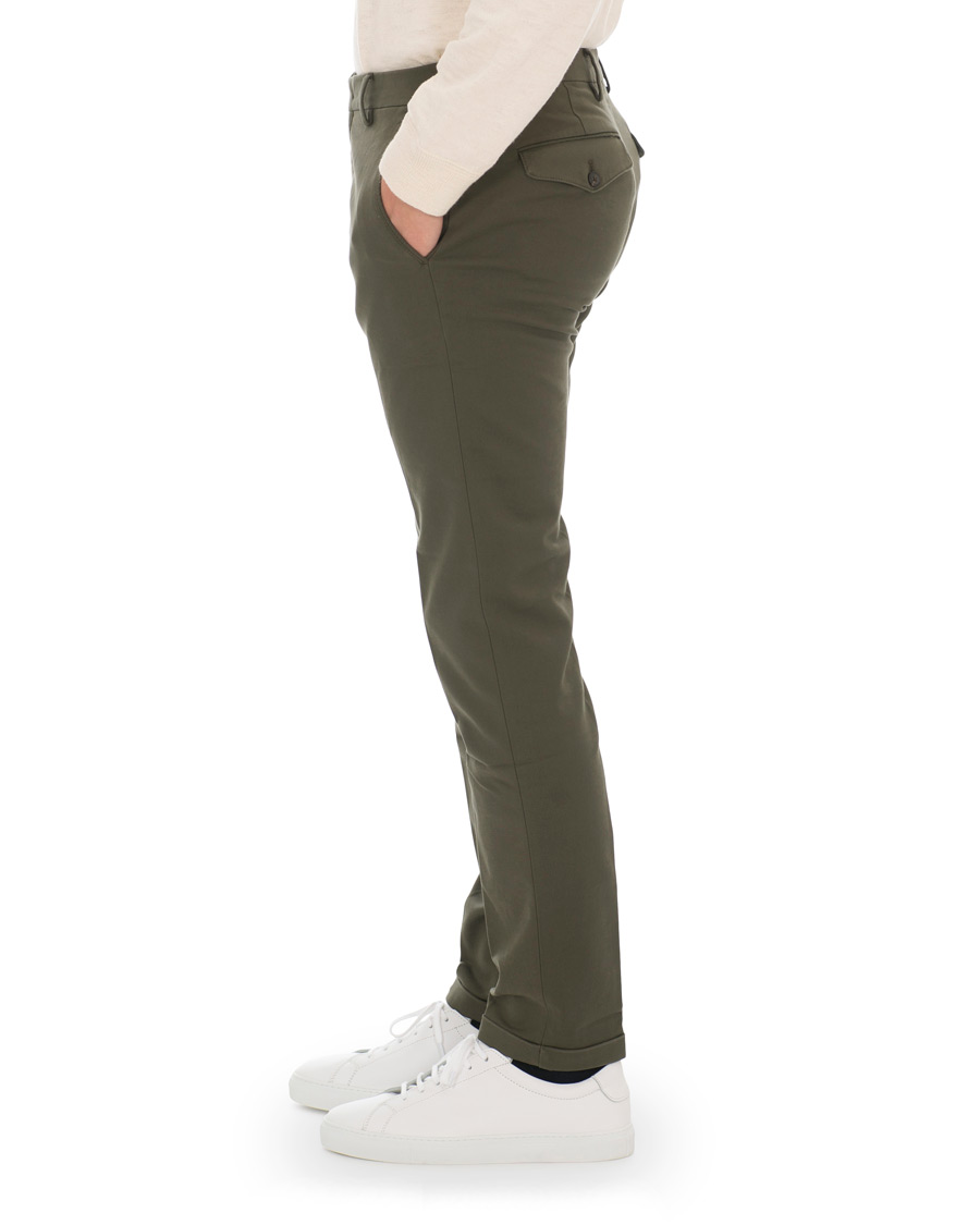 Heren | Broeken | NN07 | Scott Regular Fit Stretch Trousers Army Green