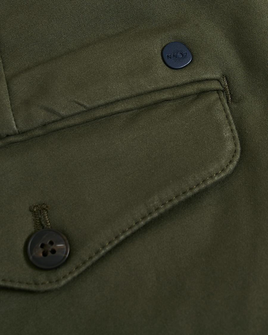 Heren | Broeken | NN07 | Scott Regular Fit Stretch Trousers Army Green