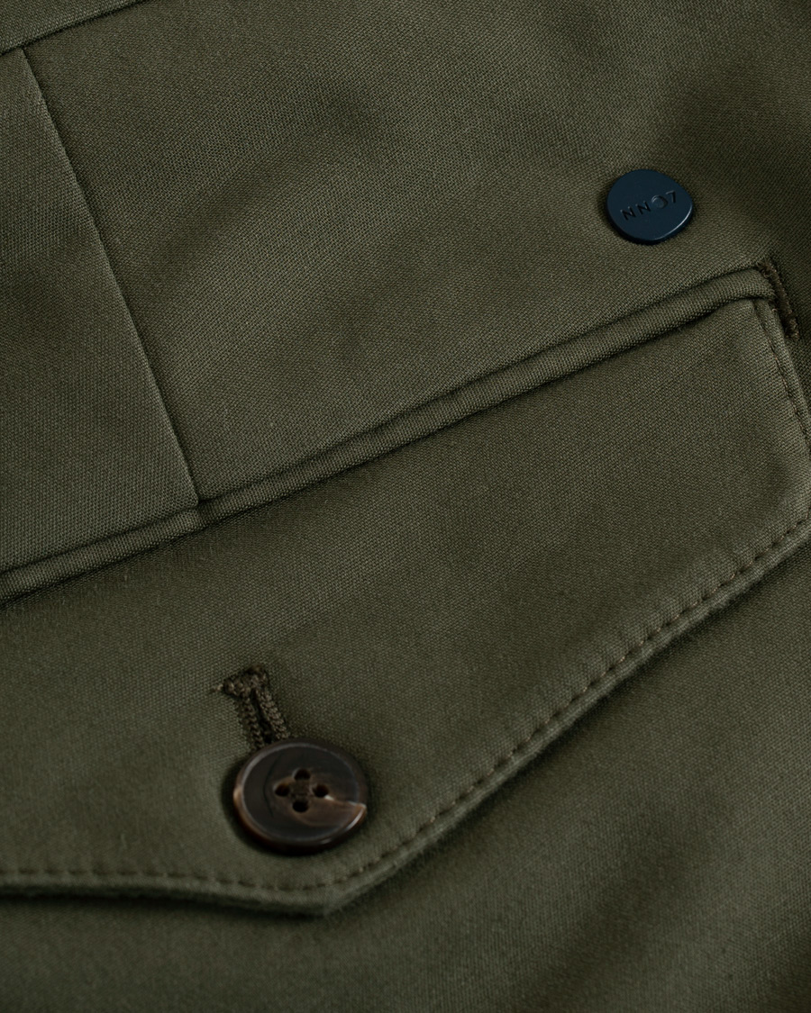 Heren | Broeken | NN07 | Scott Regular Fit Stretch Trousers Army Green