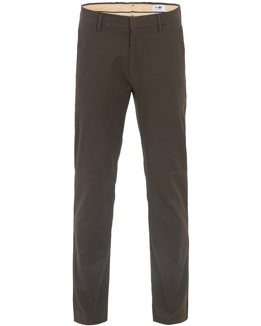 Homme | Pantalons | NN07 | Theo Regular Fit Stretch Chinos Brown