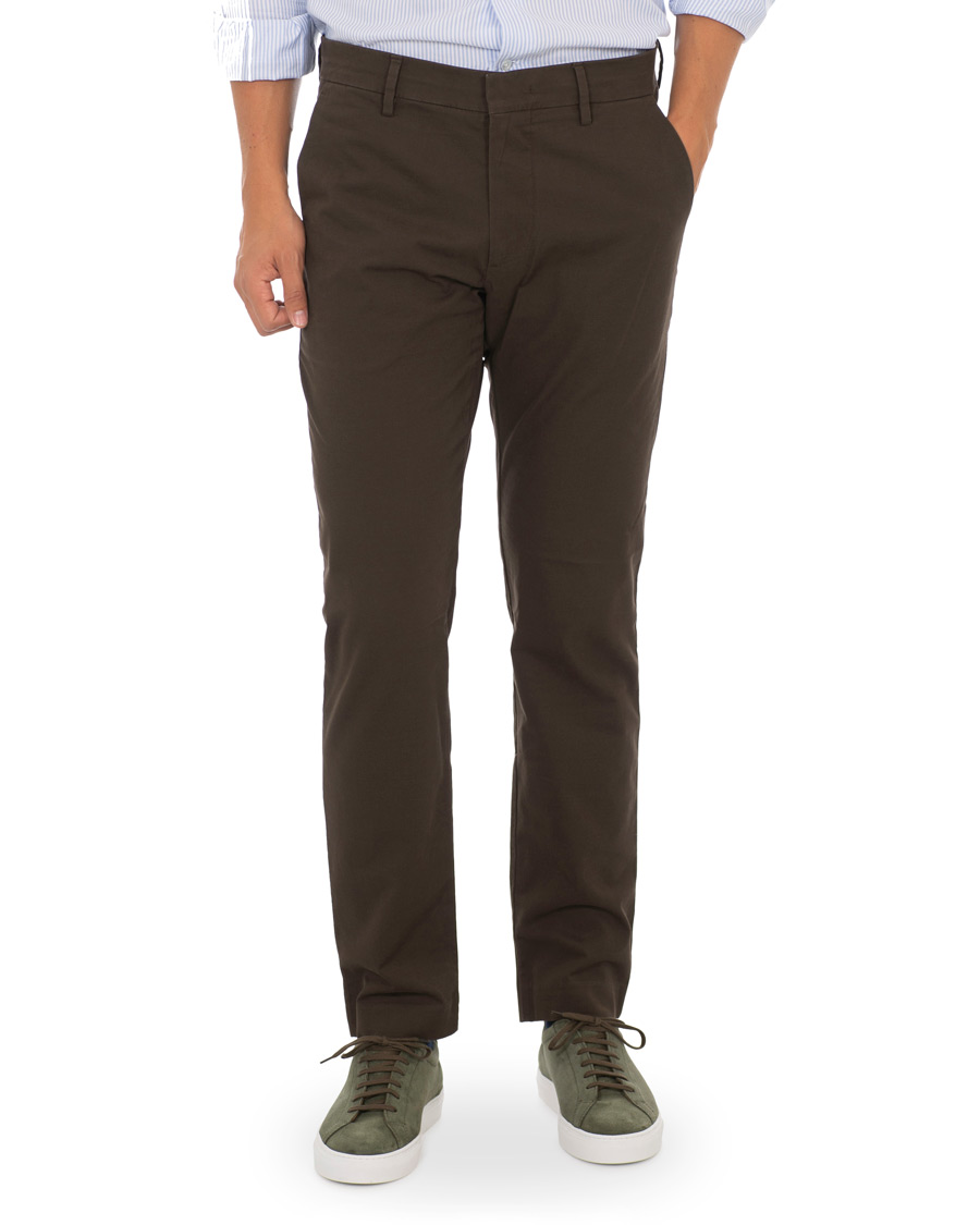 Homme | Pantalons | NN07 | Theo Regular Fit Stretch Chinos Brown