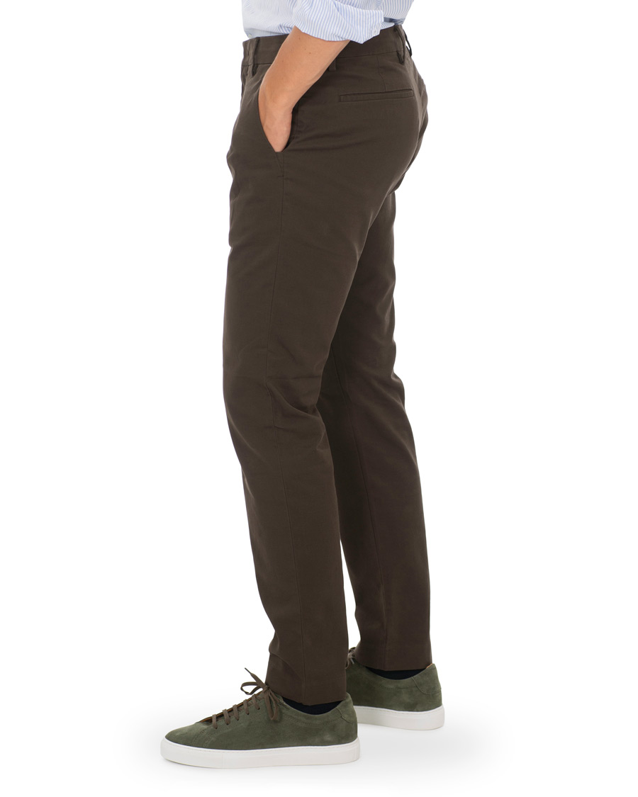 Homme | Pantalons | NN07 | Theo Regular Fit Stretch Chinos Brown