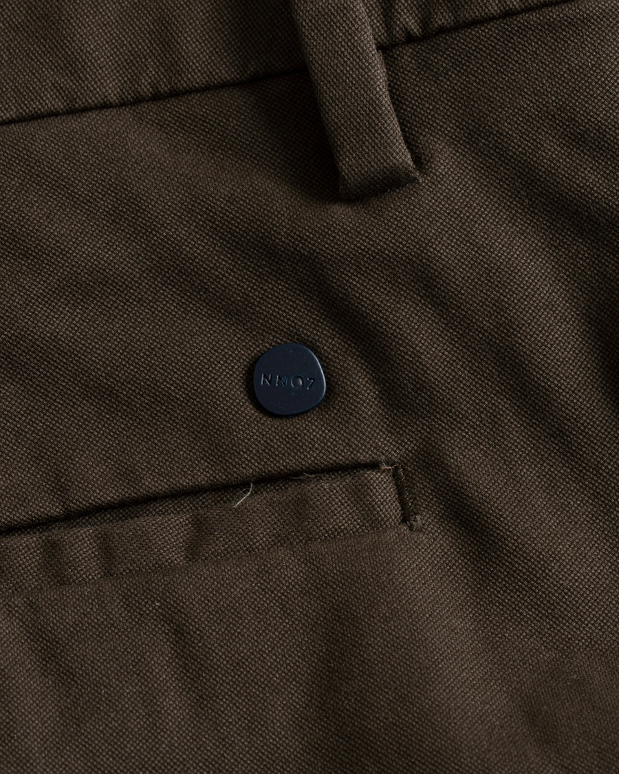 Homme | Pantalons | NN07 | Theo Regular Fit Stretch Chinos Brown