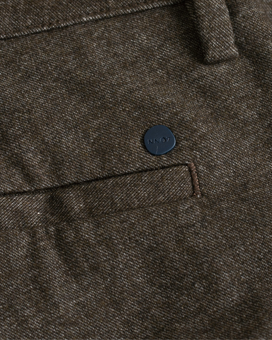 Heren | Broeken | NN07 | Karl Regular Fit Structure Stretch Chinos Brown