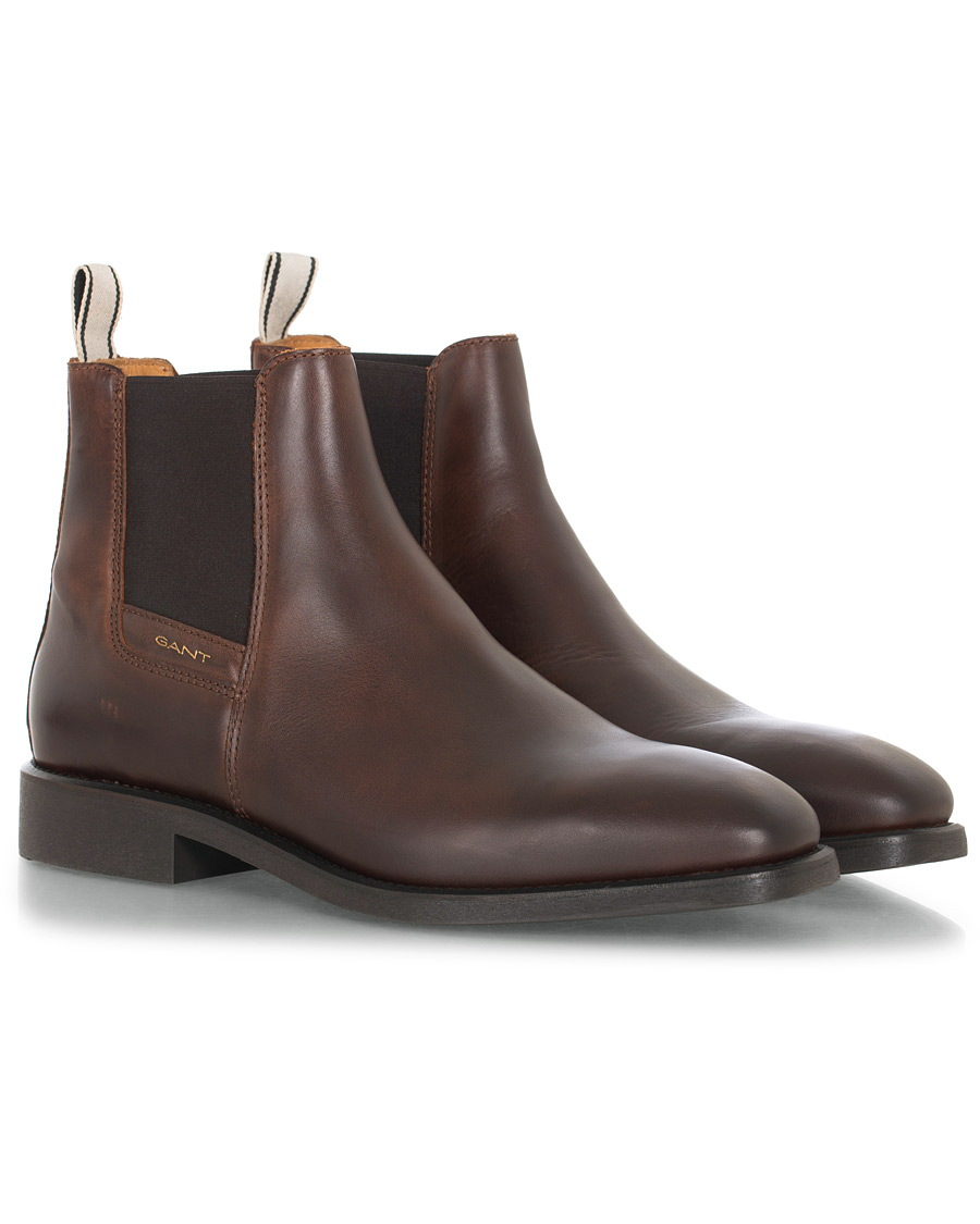 Homme | GANT James Chelsea Boot Sienna Brown Calf | GANT | James Chelsea Boot Sienna Brown Calf