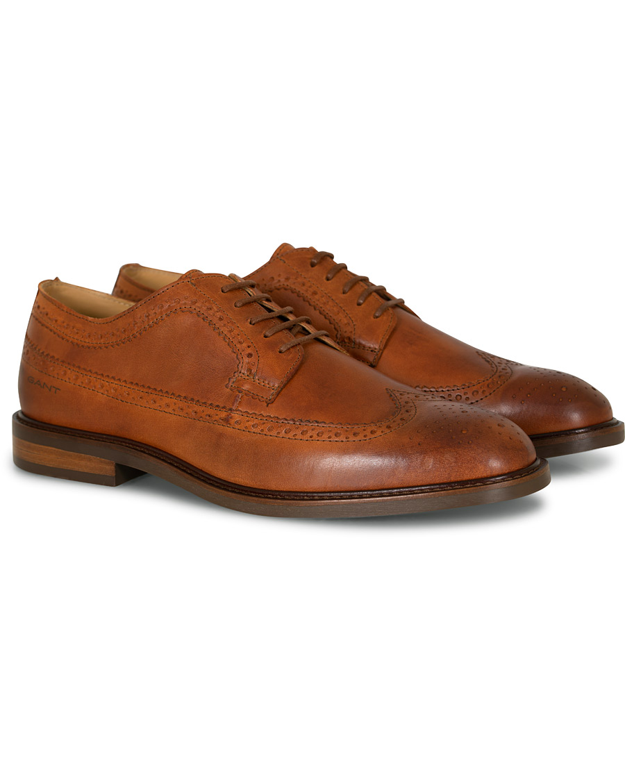 Homme | GANT Ricardo Brogue Cognac Calf | GANT | Ricardo Brogue Cognac Calf