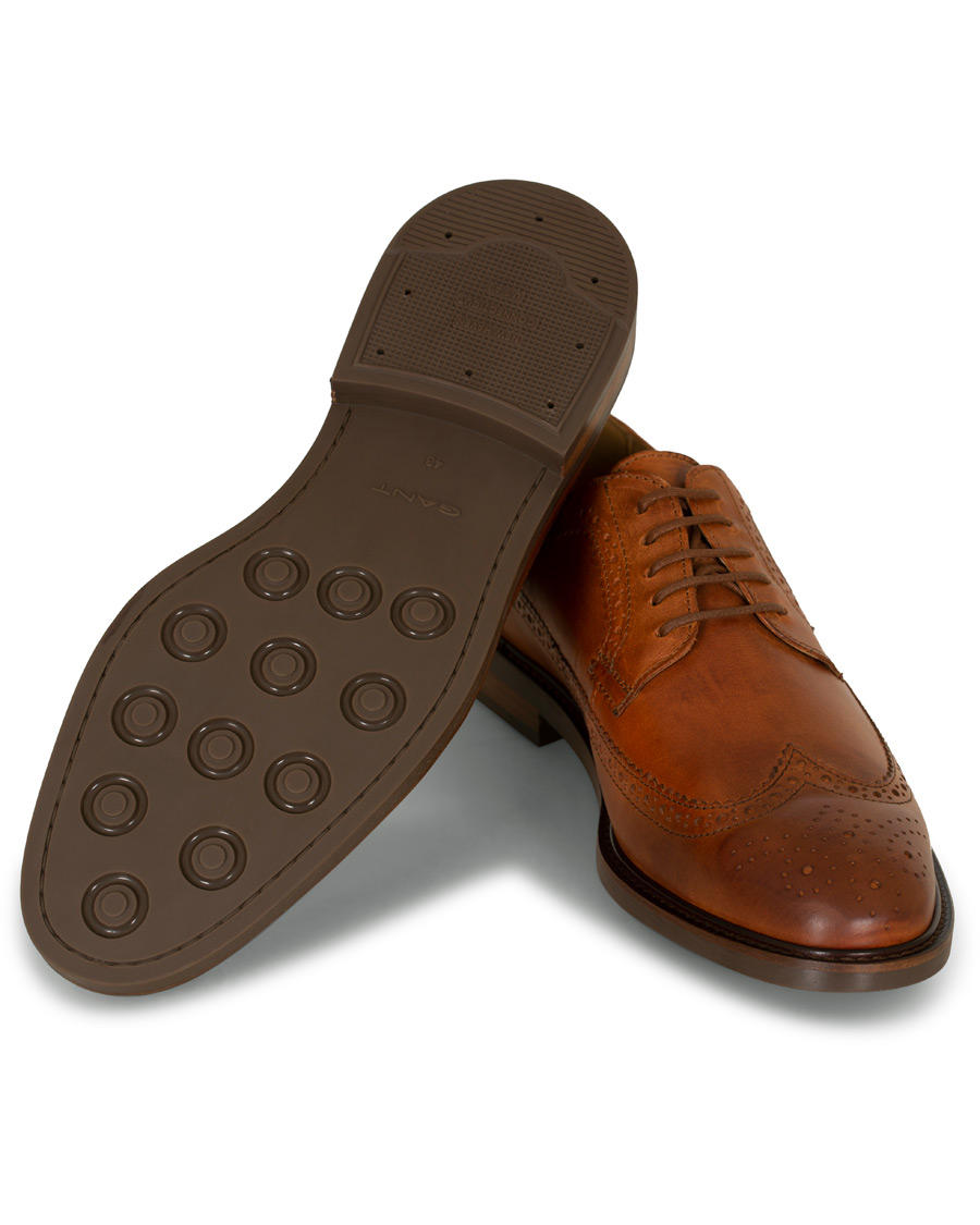Homme | GANT Ricardo Brogue Cognac Calf | GANT | Ricardo Brogue Cognac Calf