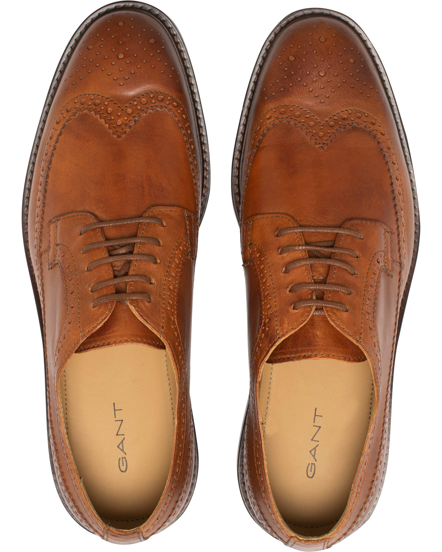 Homme | GANT Ricardo Brogue Cognac Calf | GANT | Ricardo Brogue Cognac Calf