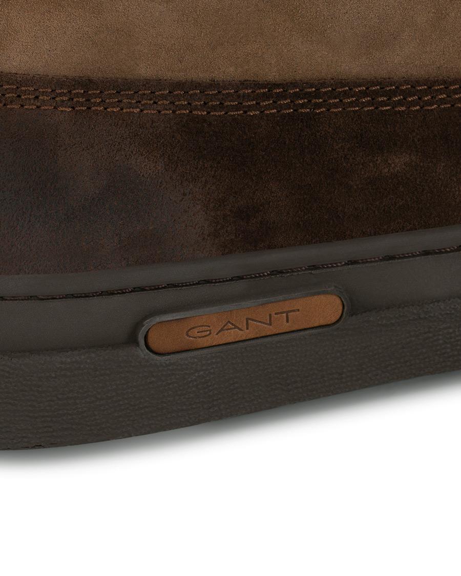 Heren | GANT Creek Wool Lined Boot Dark Brown Suede | GANT | Creek Wool Lined Boot Dark Brown Suede