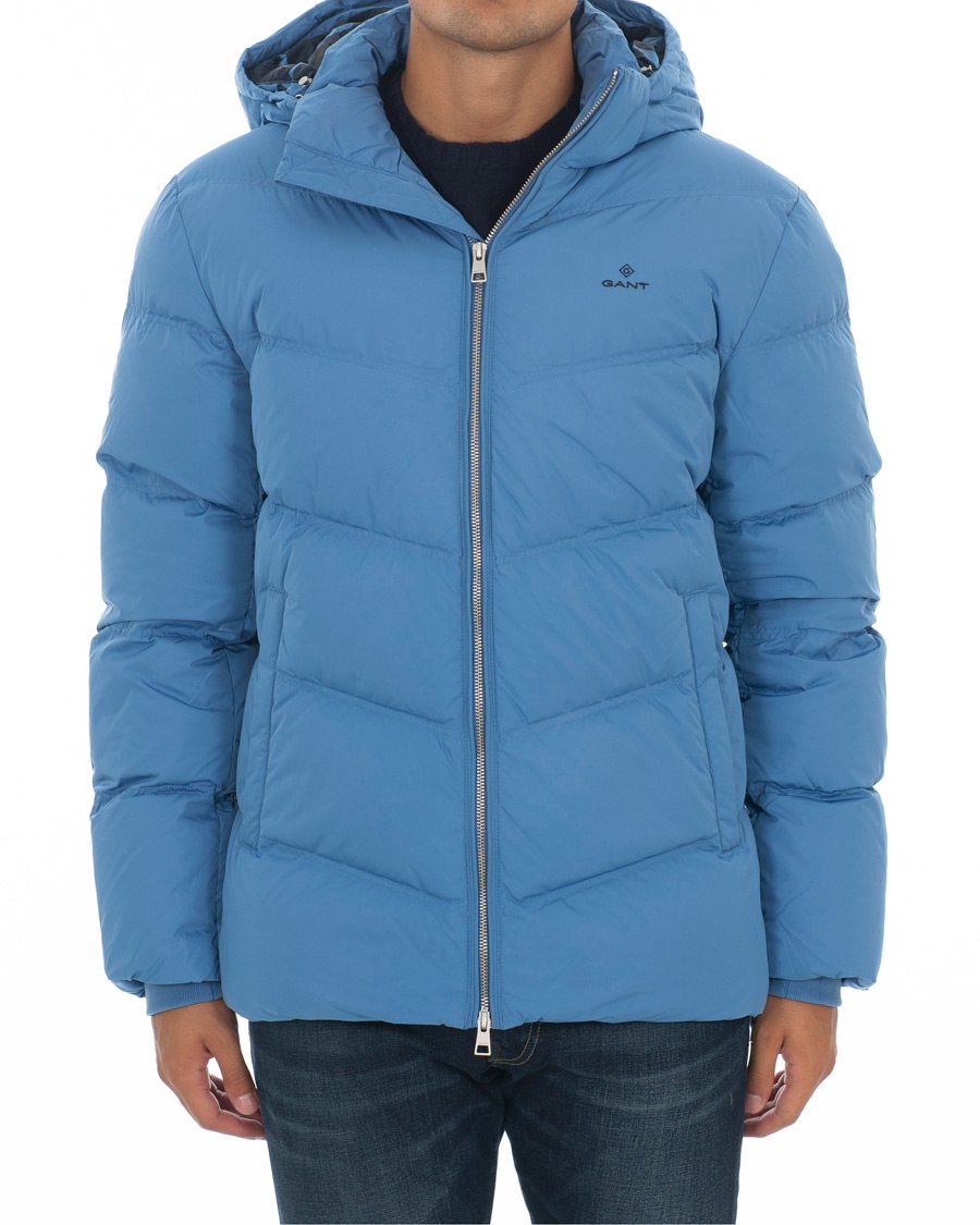 Heren | Jassen | GANT | The Alta Down Jacket Mid Blue