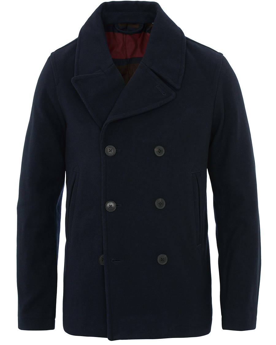 Heren | Jassen | GANT | The Classic Peacoat Evening Blue