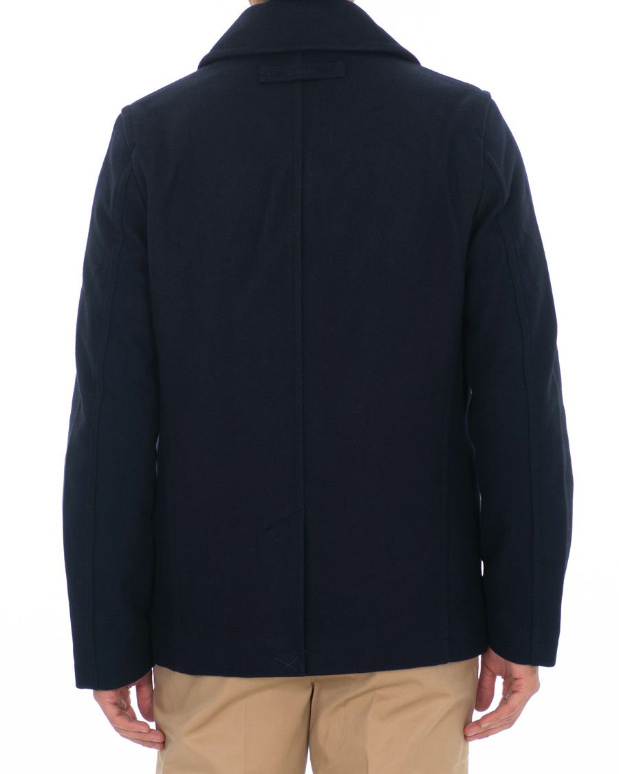 Heren | Jassen | GANT | The Classic Peacoat Evening Blue