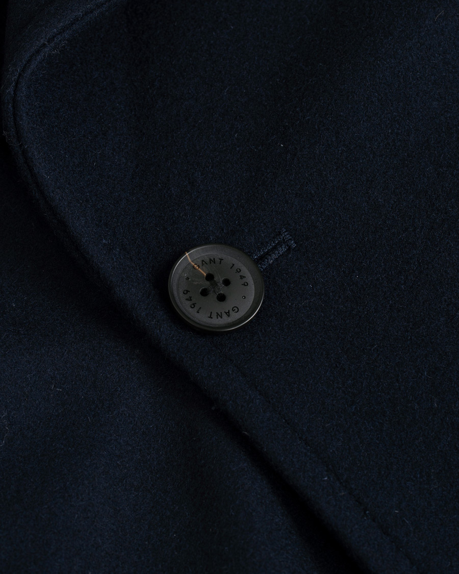 Heren | Jassen | GANT | The Classic Peacoat Evening Blue