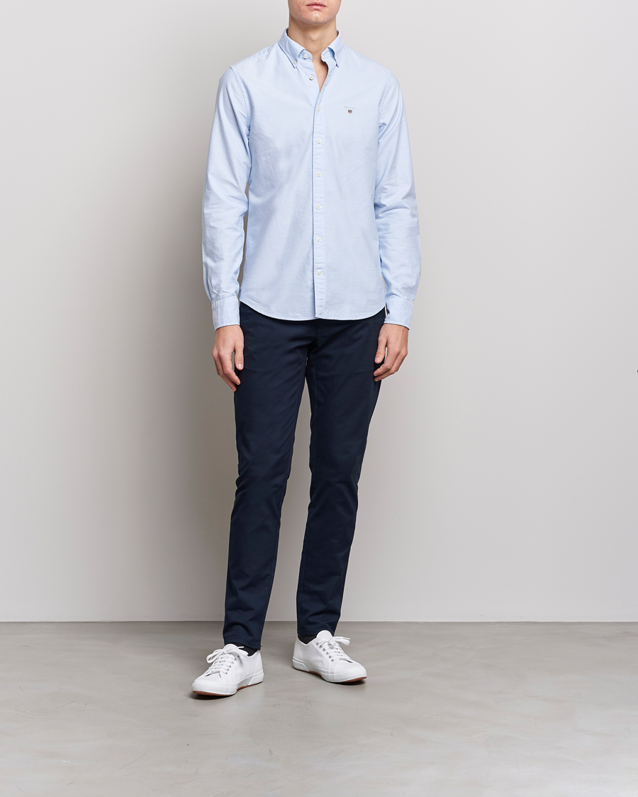 Homme | Pantalons | GANT | Slim Fit Tech Prep Chino Marine