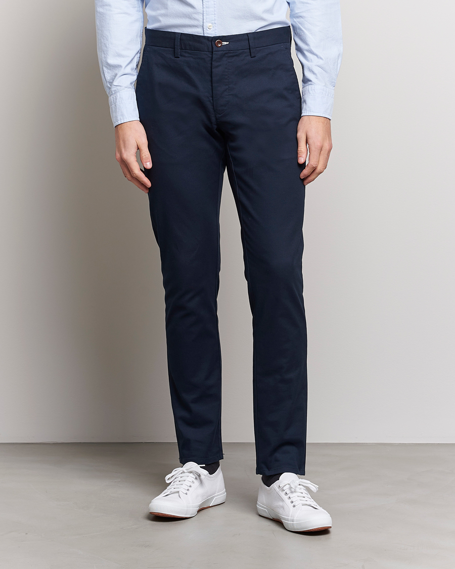 Homme | Pantalons | GANT | Slim Fit Tech Prep Chino Marine
