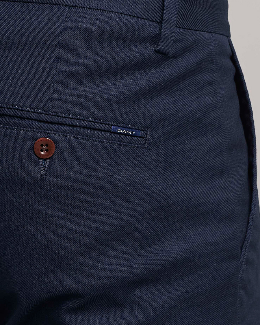 Homme | Pantalons | GANT | Slim Fit Tech Prep Chino Marine