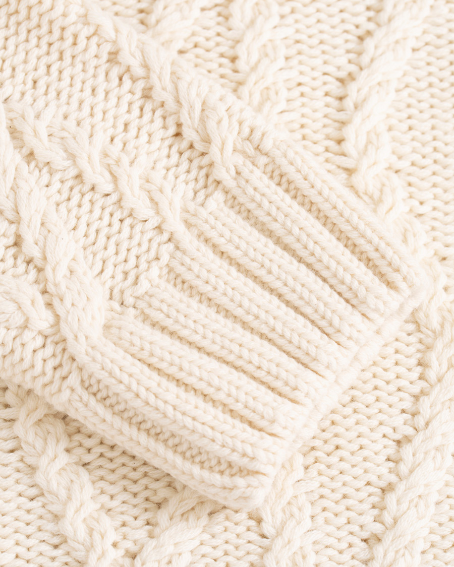 Homme | Pulls Et Tricots | GANT | Seasonal Cable Crew Neck Cream