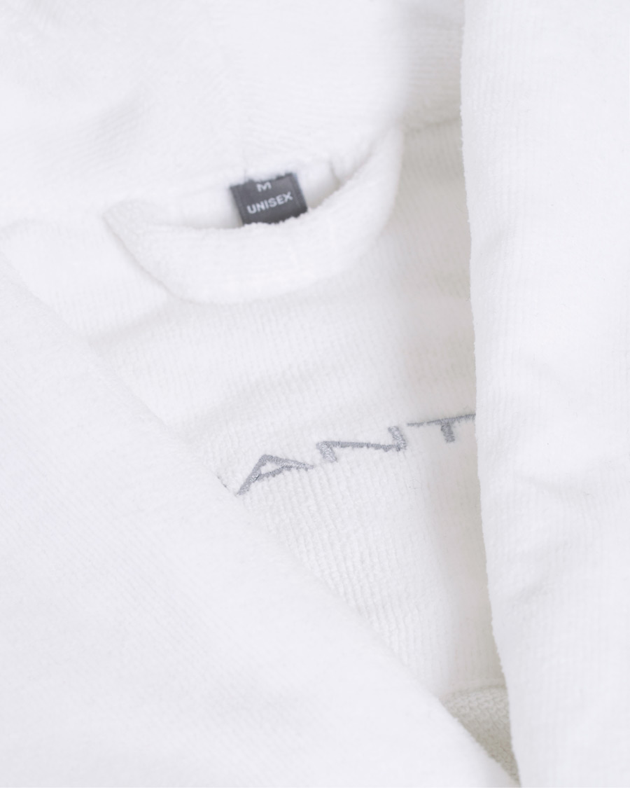 Heren | Pyjama's en gewaden | GANT | Premium Velour Robe White