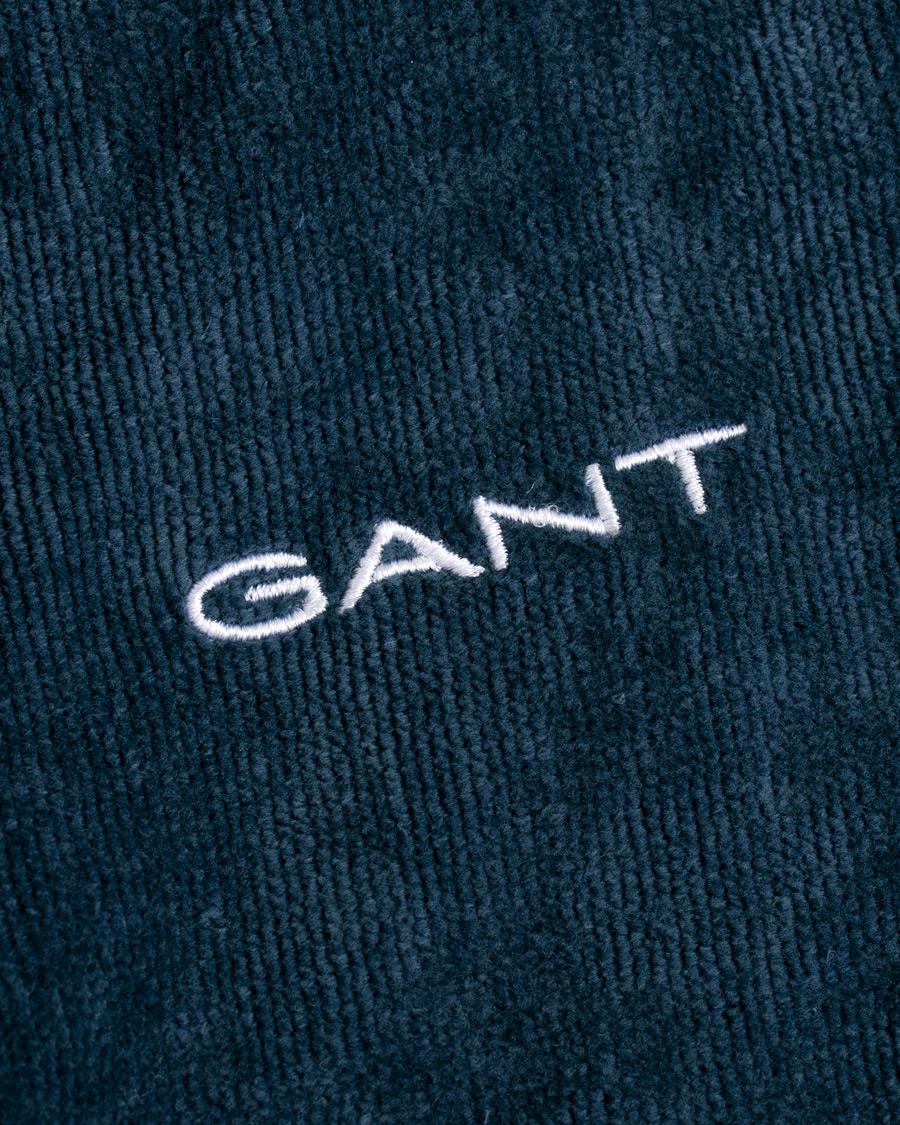 Homme | Peignoirs Et Pyjamas | GANT | Premium Velour Robe Evening Blue
