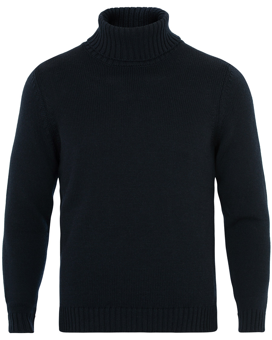 Homme | Pulls Et Tricots | Zanone | Virgin Merino Wool Rollneck Navy