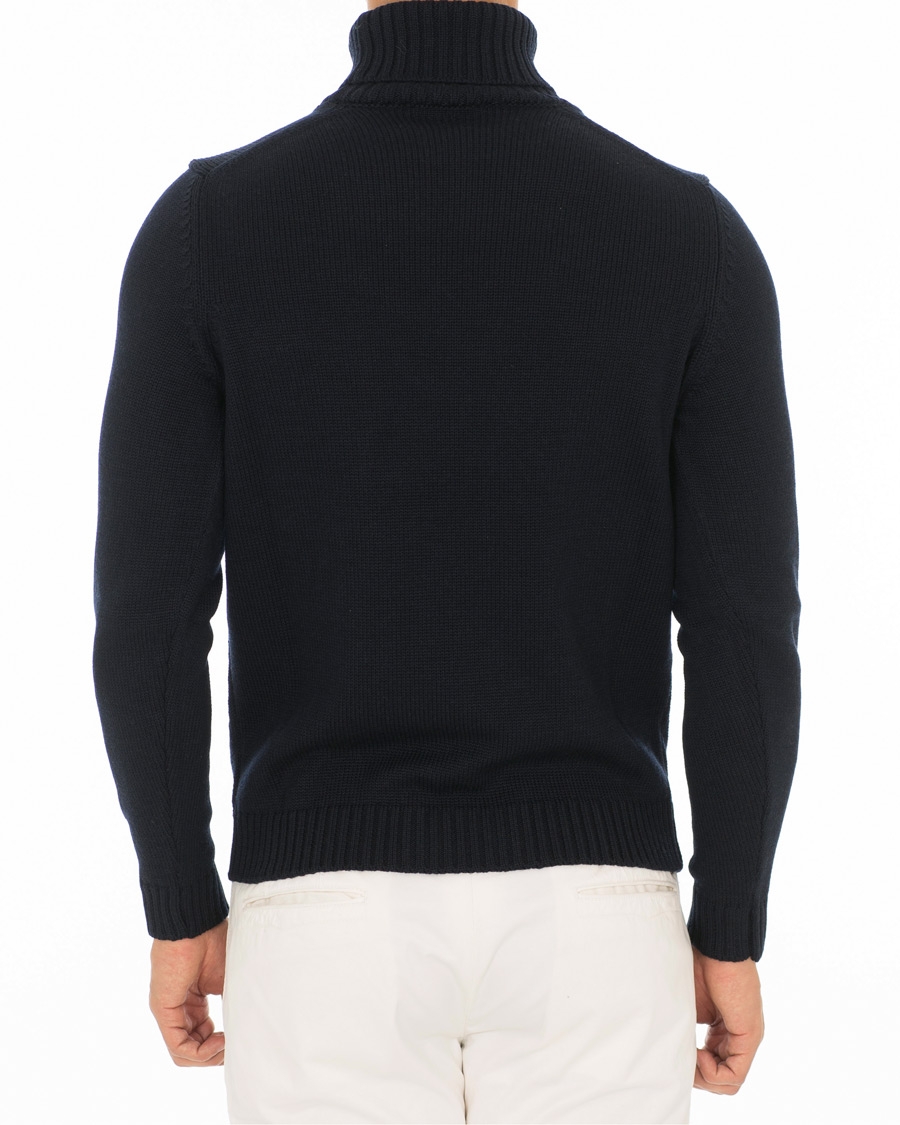 Homme | Pulls Et Tricots | Zanone | Virgin Merino Wool Rollneck Navy