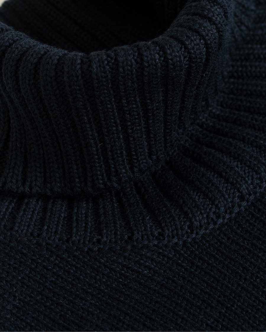 Homme | Pulls Et Tricots | Zanone | Virgin Merino Wool Rollneck Navy