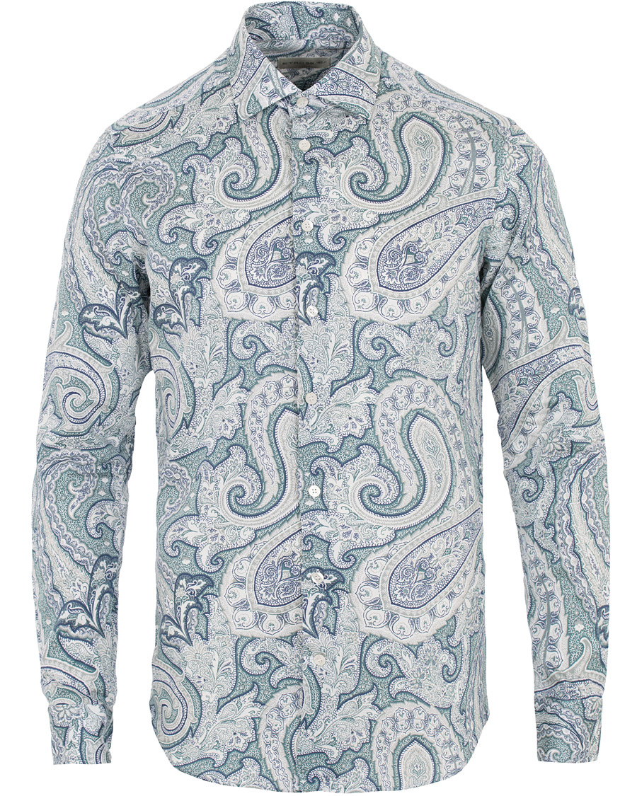 Homme | Chemises | Etro | Mercurio Tonal Paisley Shirt White