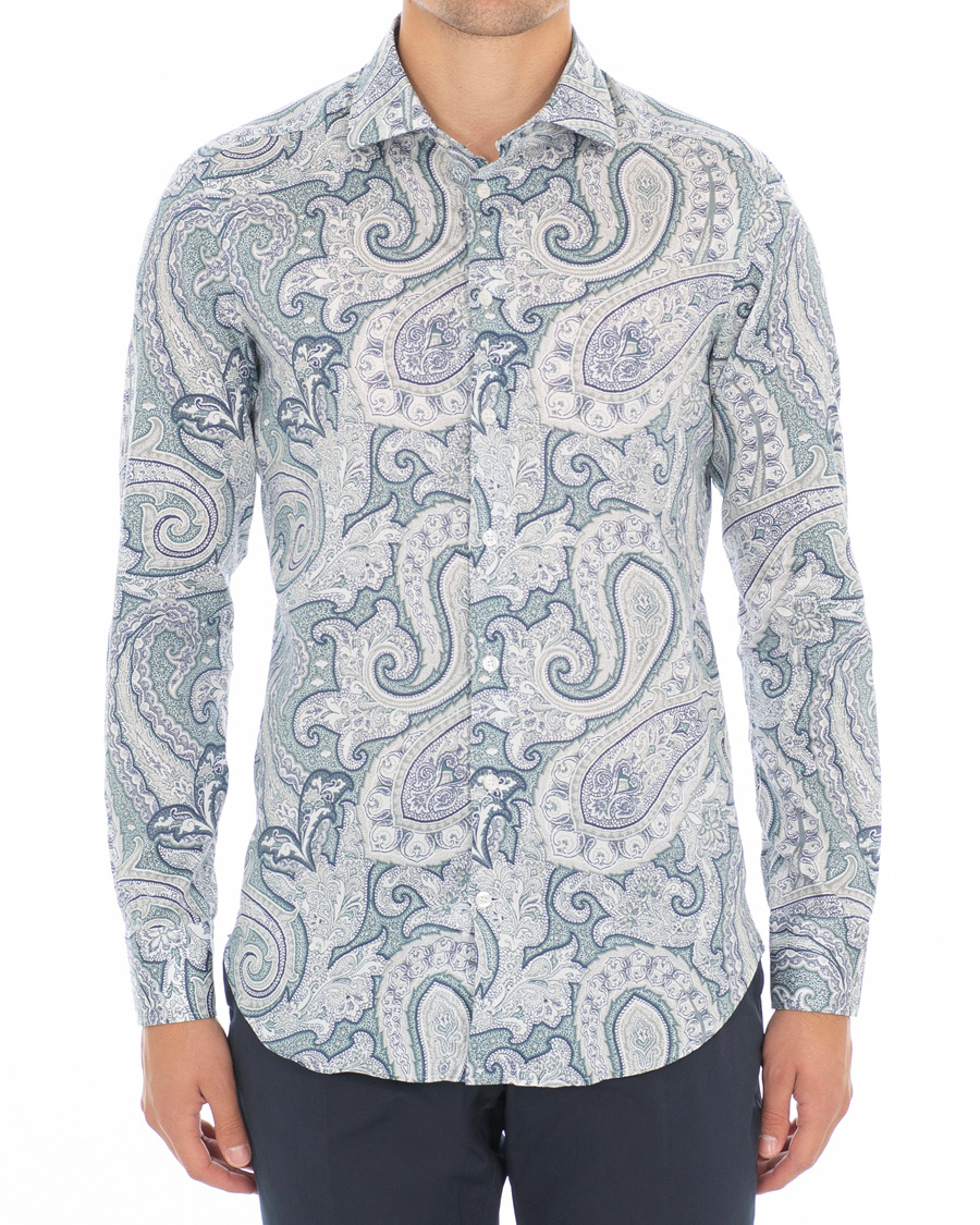 Homme | Chemises | Etro | Mercurio Tonal Paisley Shirt White