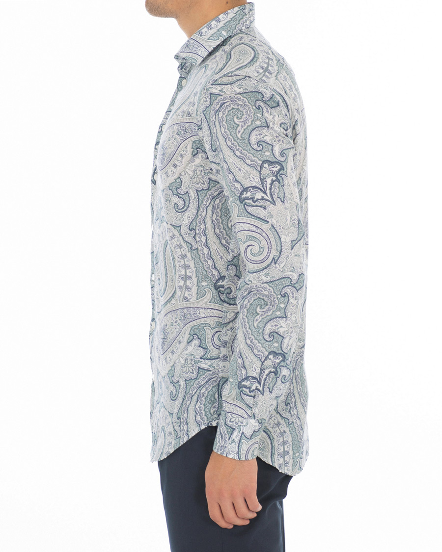Homme | Chemises | Etro | Mercurio Tonal Paisley Shirt White
