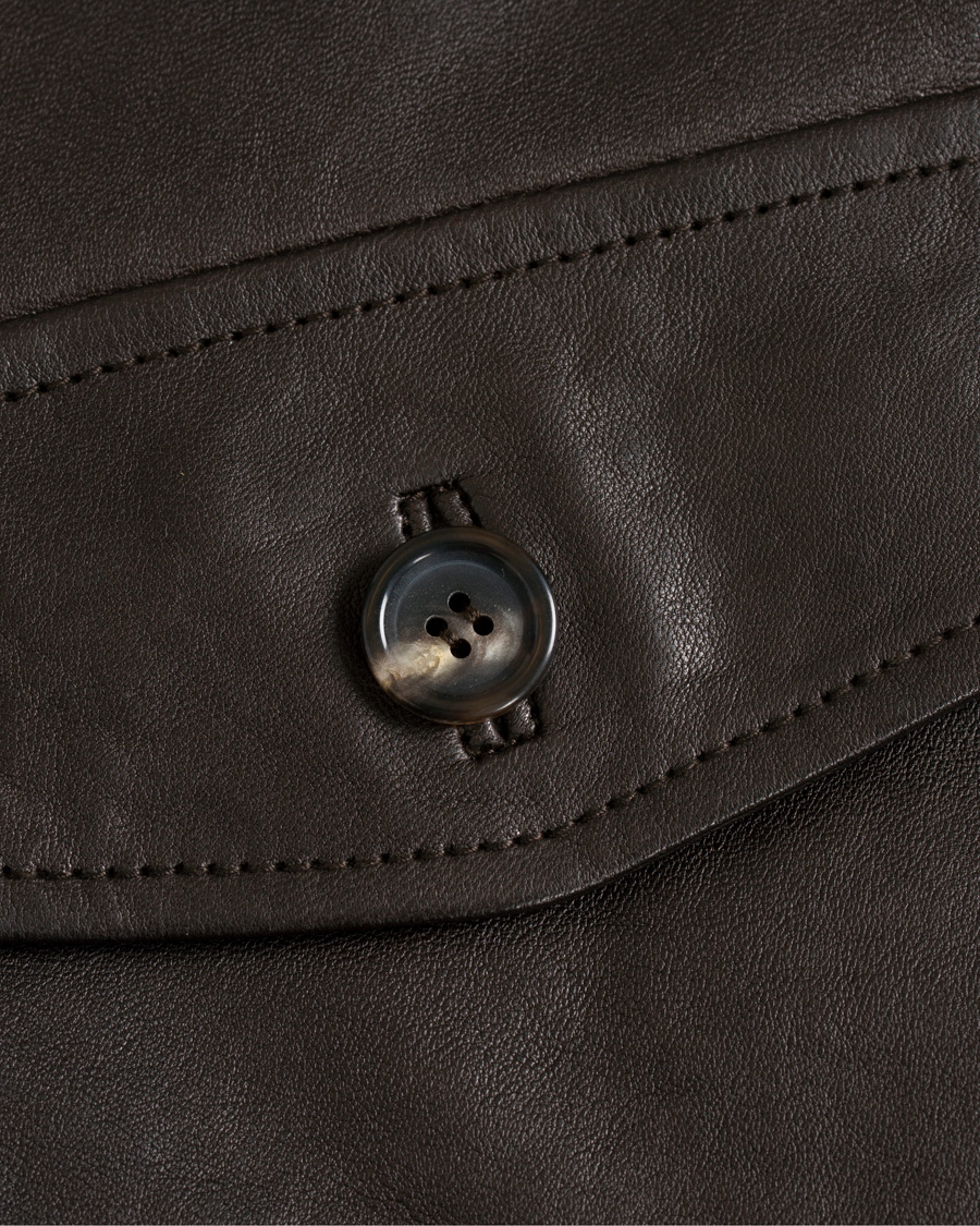 Homme | Manteaux Et Vestes | Brooks Brothers | Aviator Shearling Bomber Jacket Vintage Brown