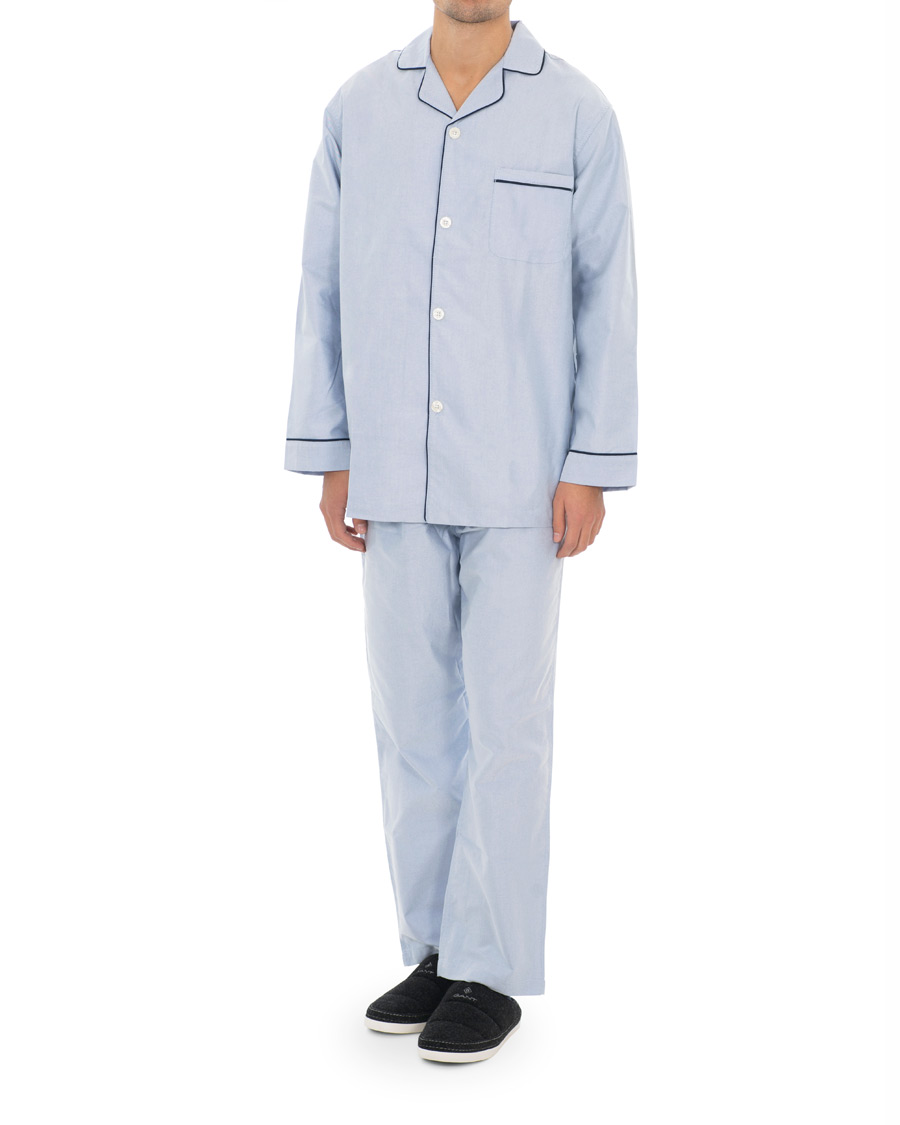 Heren | Pyjama's en gewaden | Brooks Brothers | Classic Oxford Pyjamas Light Blue