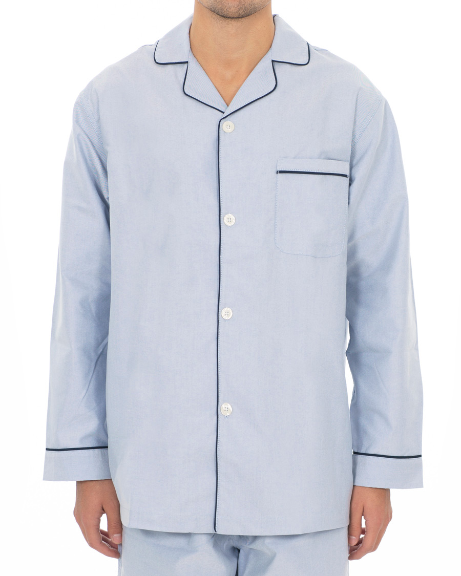 Heren | Pyjama's en gewaden | Brooks Brothers | Classic Oxford Pyjamas Light Blue