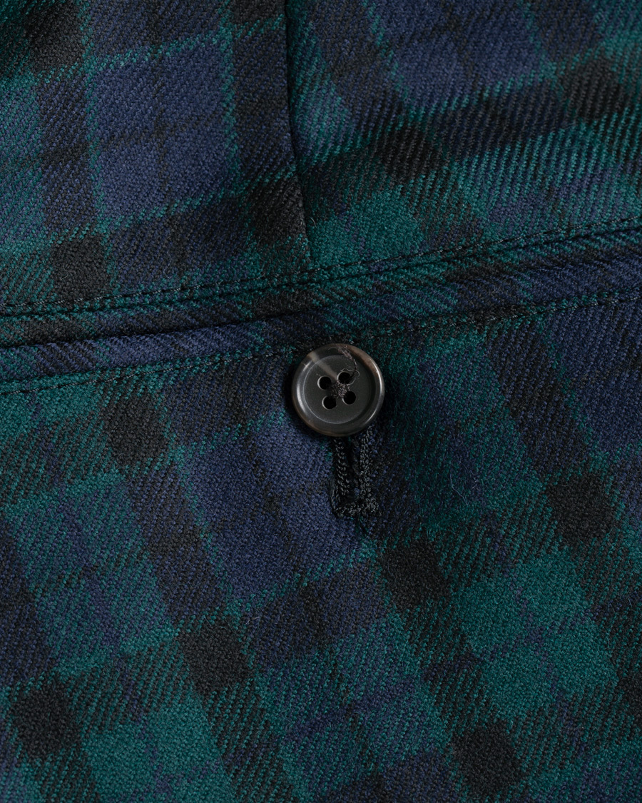 Homme | Pantalons | Brooks Brothers | Blackwatch Tartan Trousers Blue/Green