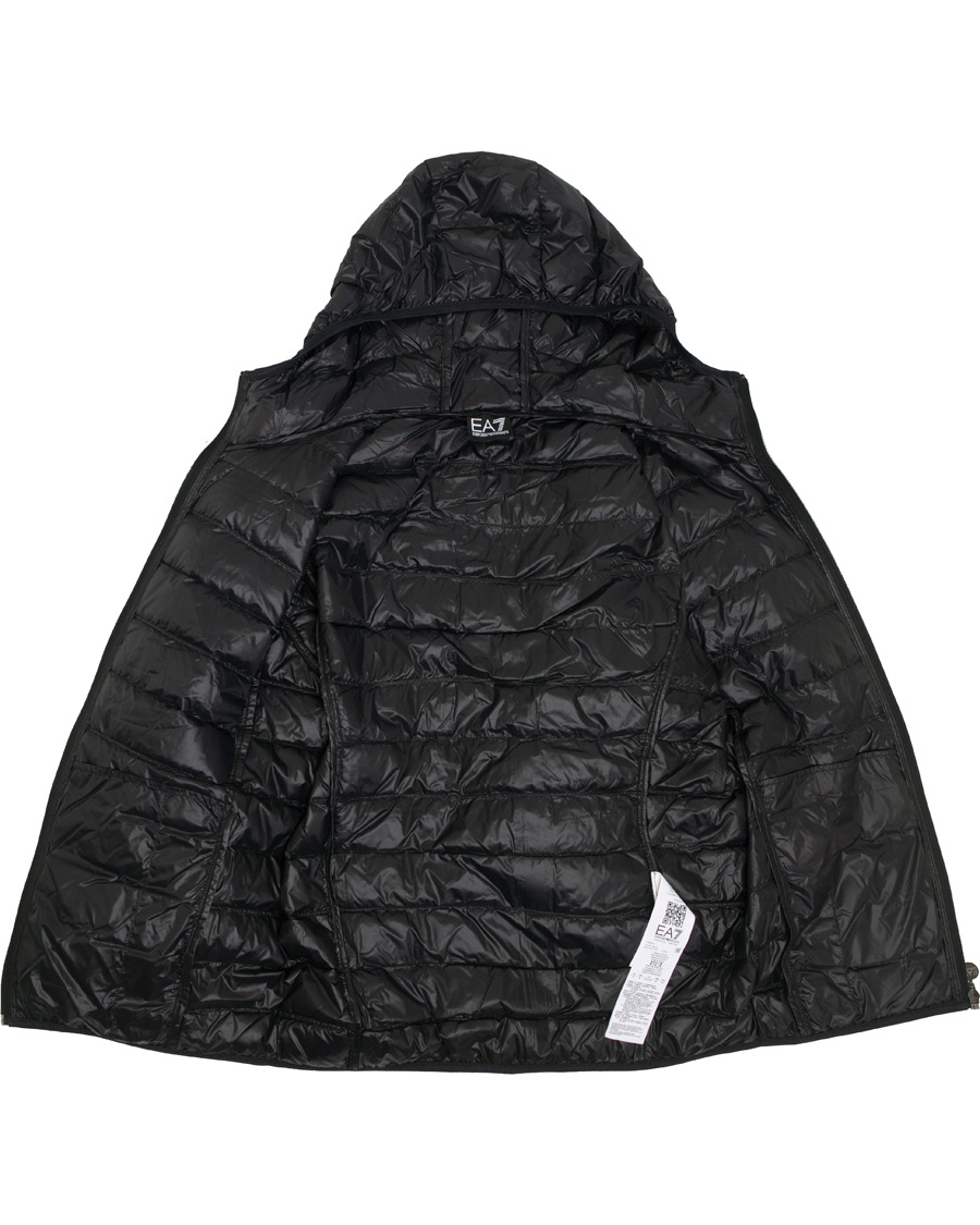 Homme | Manteaux Et Vestes | EA7 | Train Core Light Down Hoodie Jacket Black