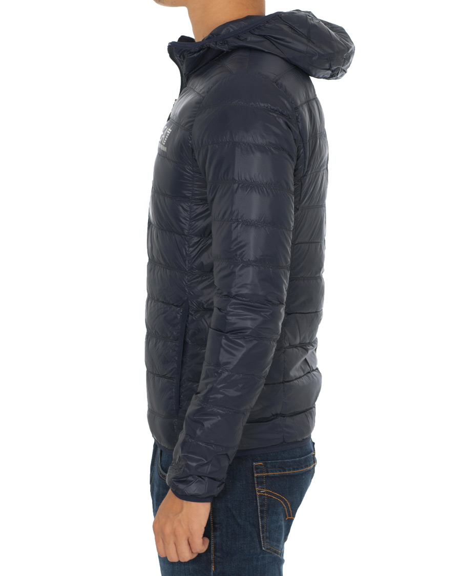 Heren | Jassen | EA7 | Train Core Light Down Hoodie Jacket Navy