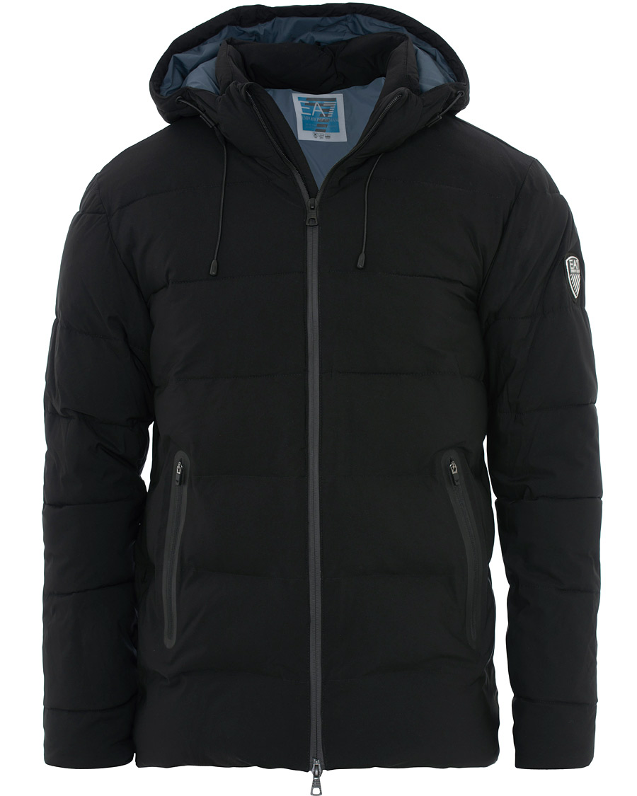 Homme | Manteaux Et Vestes | EA7 | Mountain Down Hooded Jacket Black